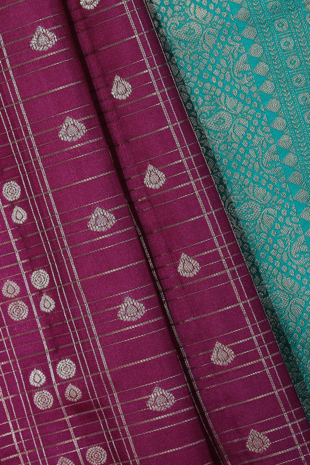 Kanchi Silk Orchid Violet Saree