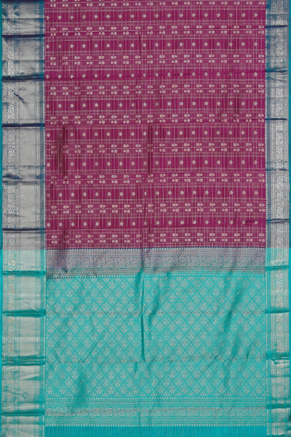 Kanchi Silk Orchid Violet Saree