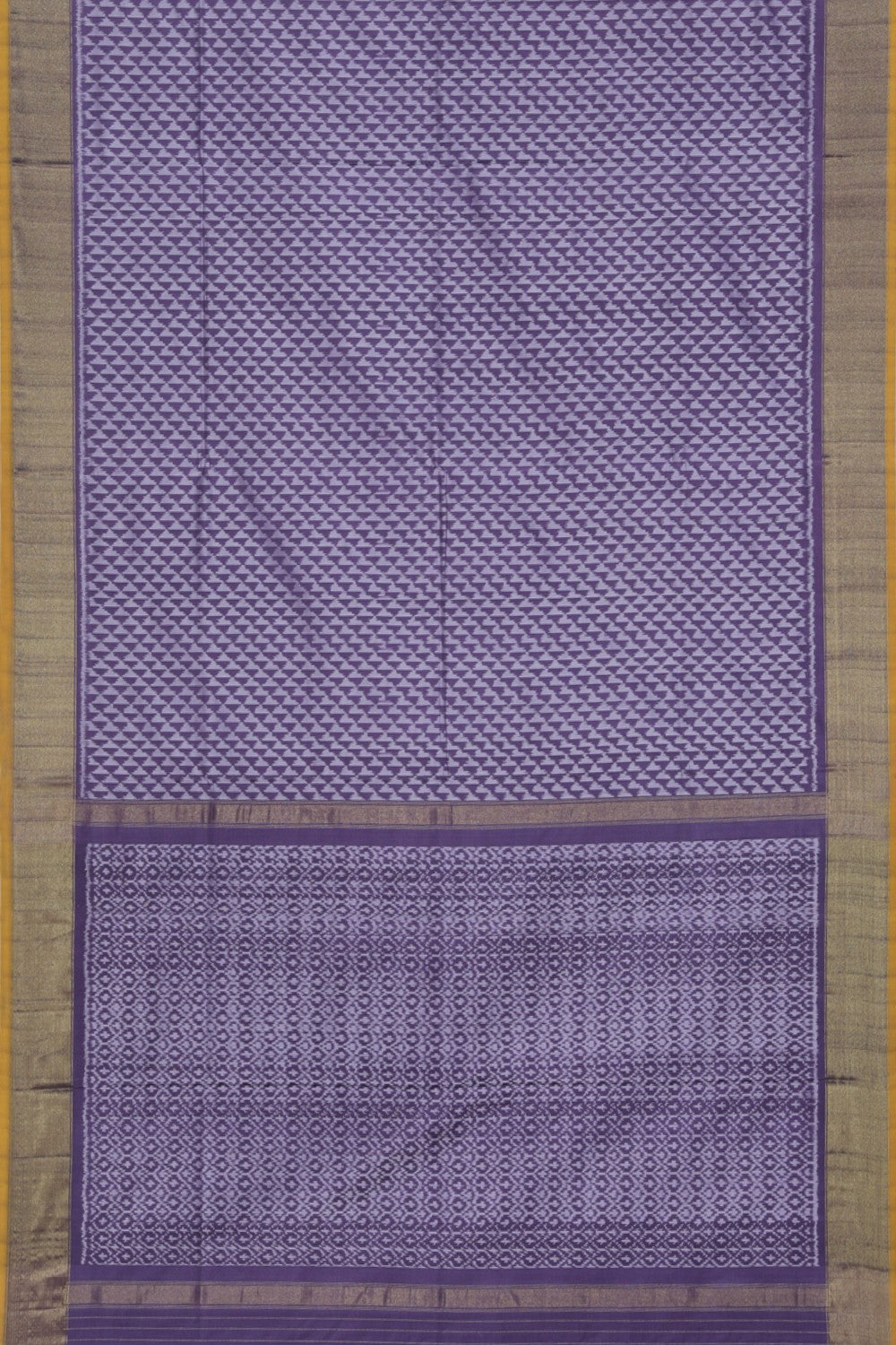 Pochampally Ikat Silk Purple Saree