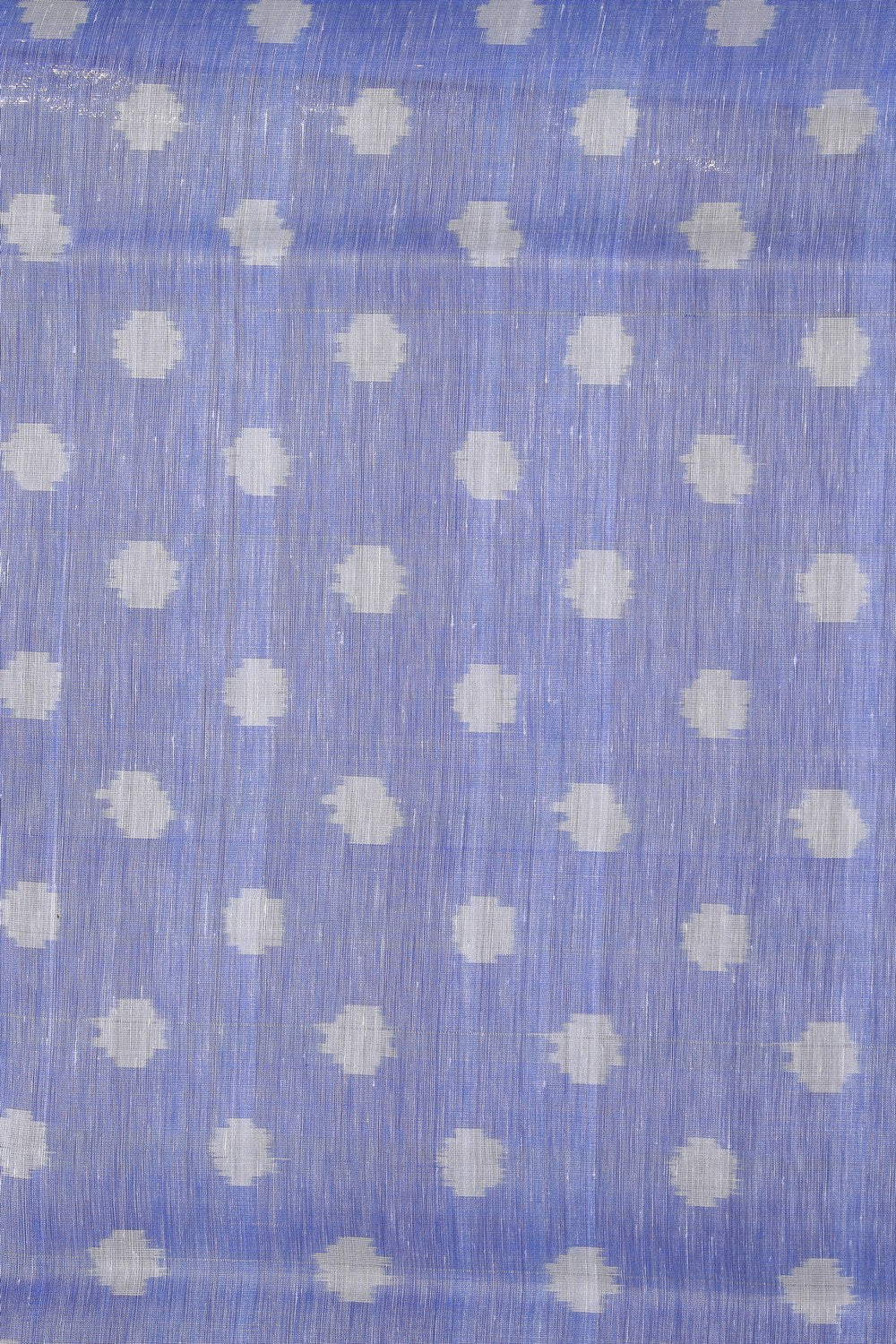 Pochampally Ikat Linen-Silk Purple Saree