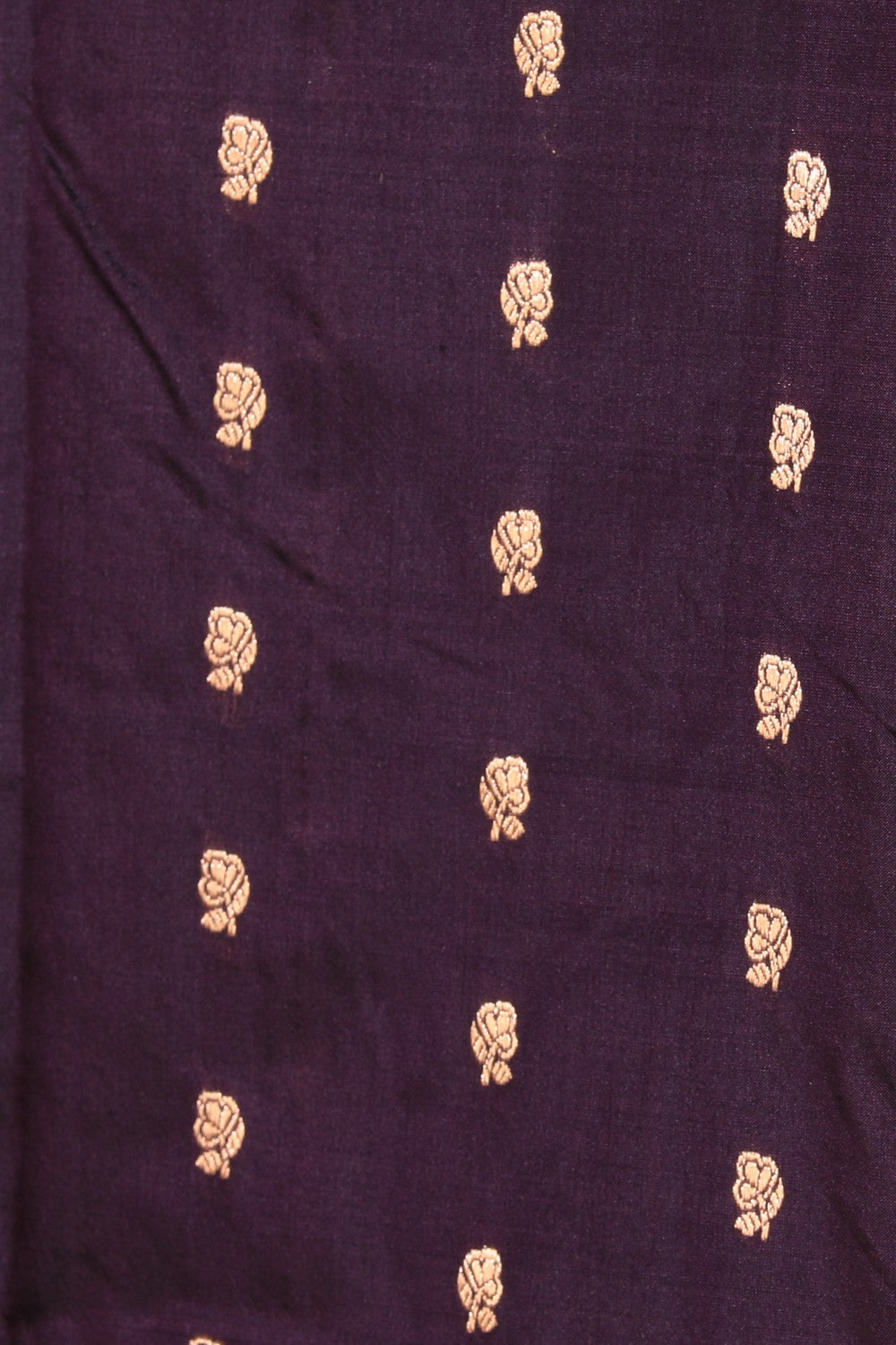 Collection of Banarasi Silk Deep Wine Violet Saree in a gallery layout