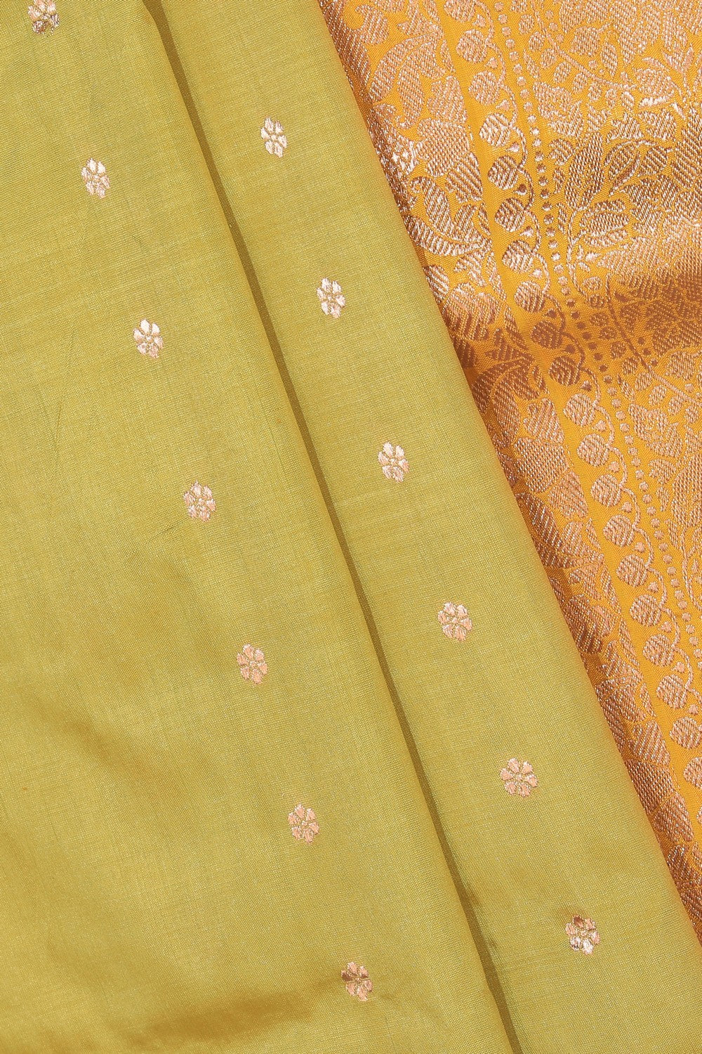 Collection of Banarasi Silk Mint Green Saree in a gallery layout