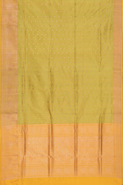 Collection of Banarasi Silk Mint Green Saree in a gallery layout