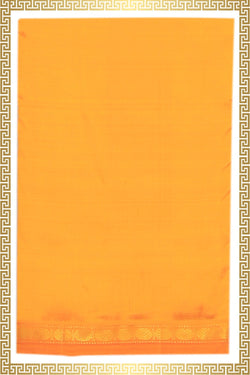 Collection of Kanchi Silk Mustard Dhoti With Kanduva (8 X 4) in a gallery layout