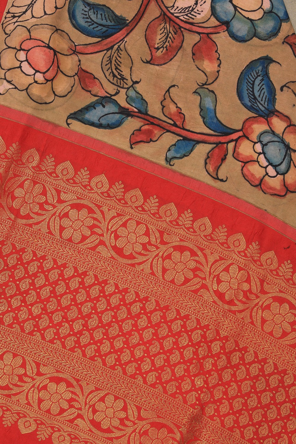 Kalamkari Painted Dupatta