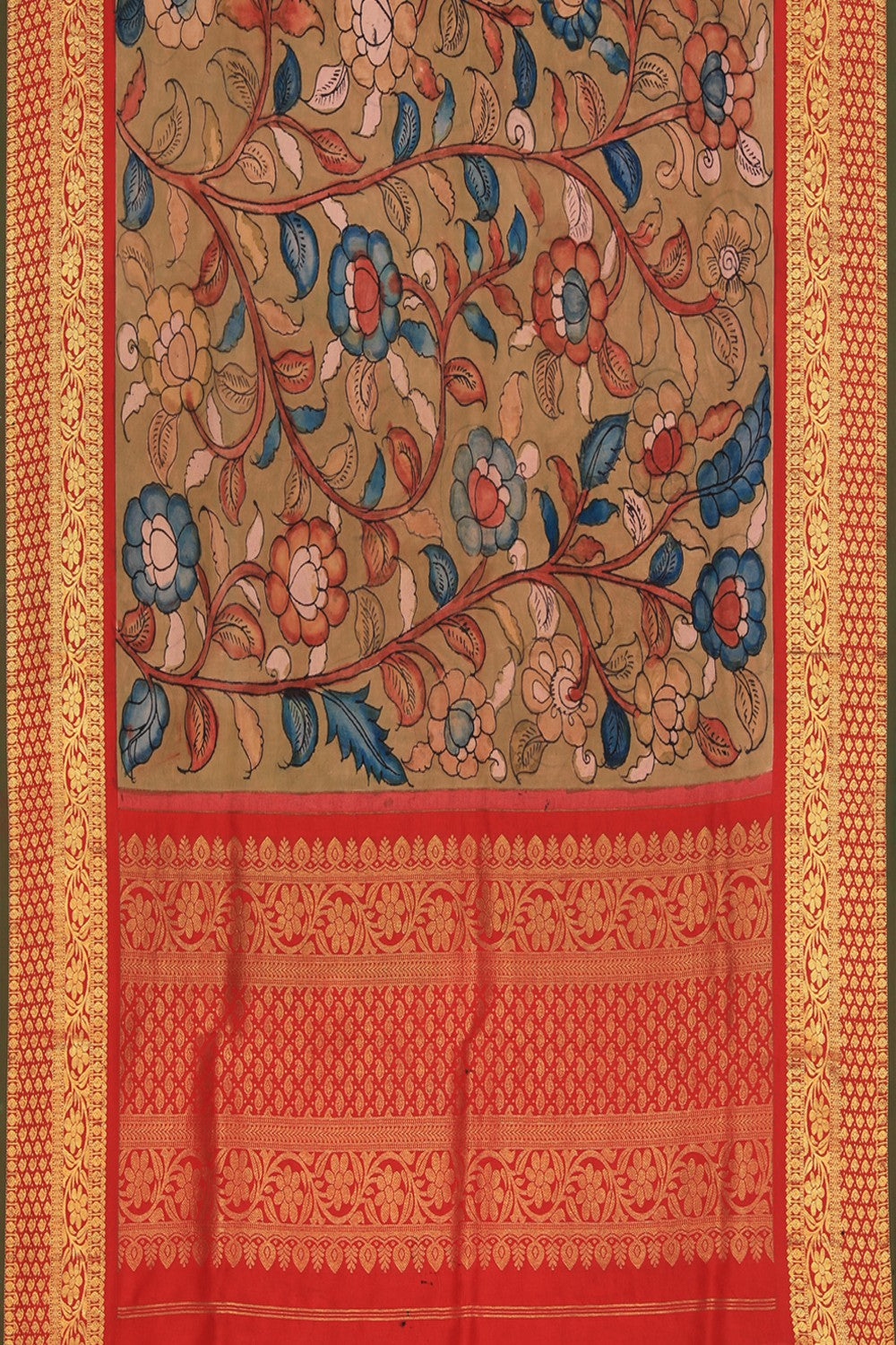 Kalamkari Painted Dupatta