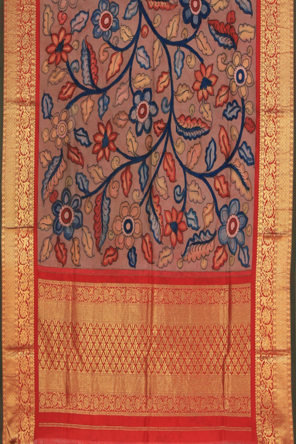 Image of Kalamkari Painted Dupatta