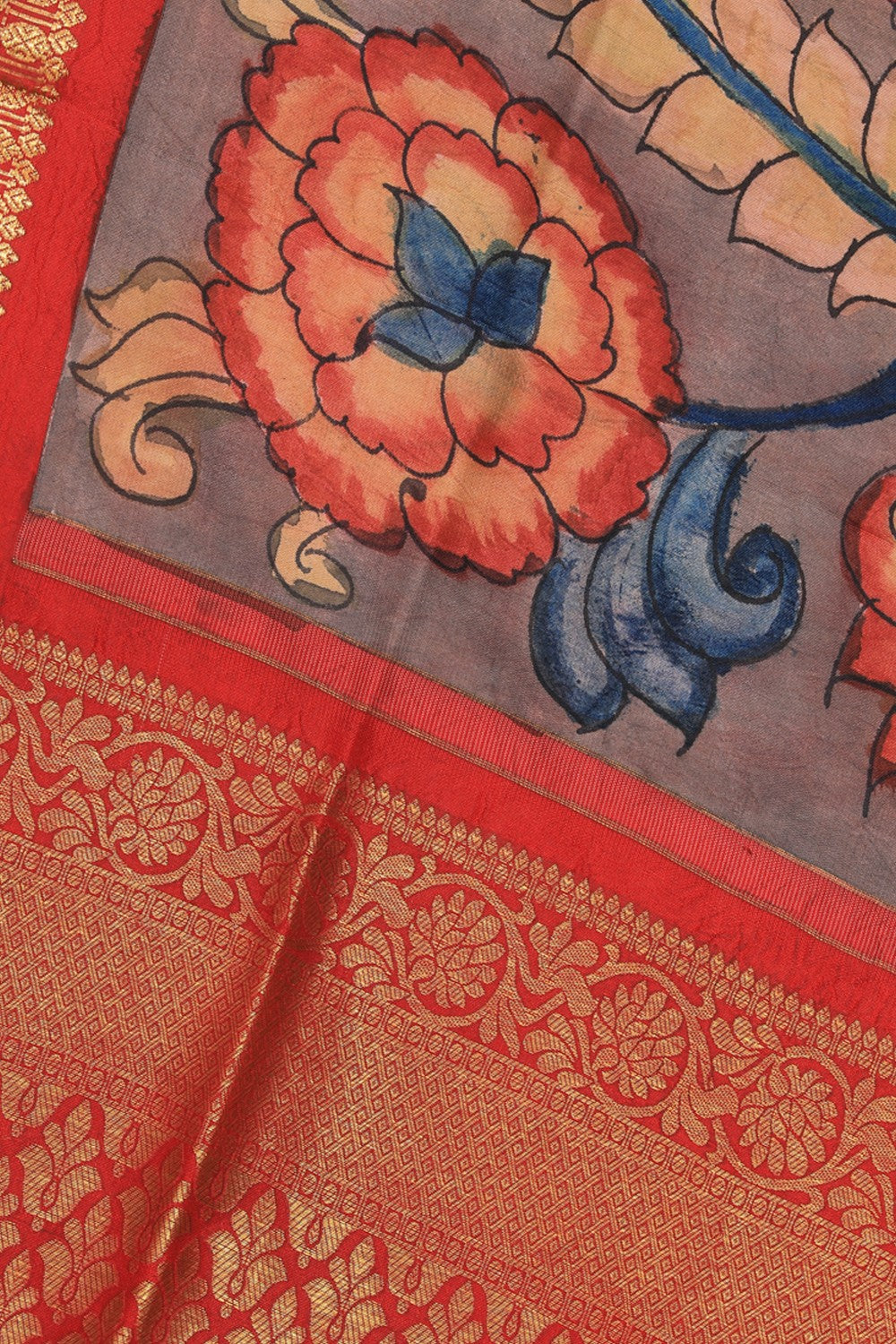 Image of Kalamkari Painted Dupatta
