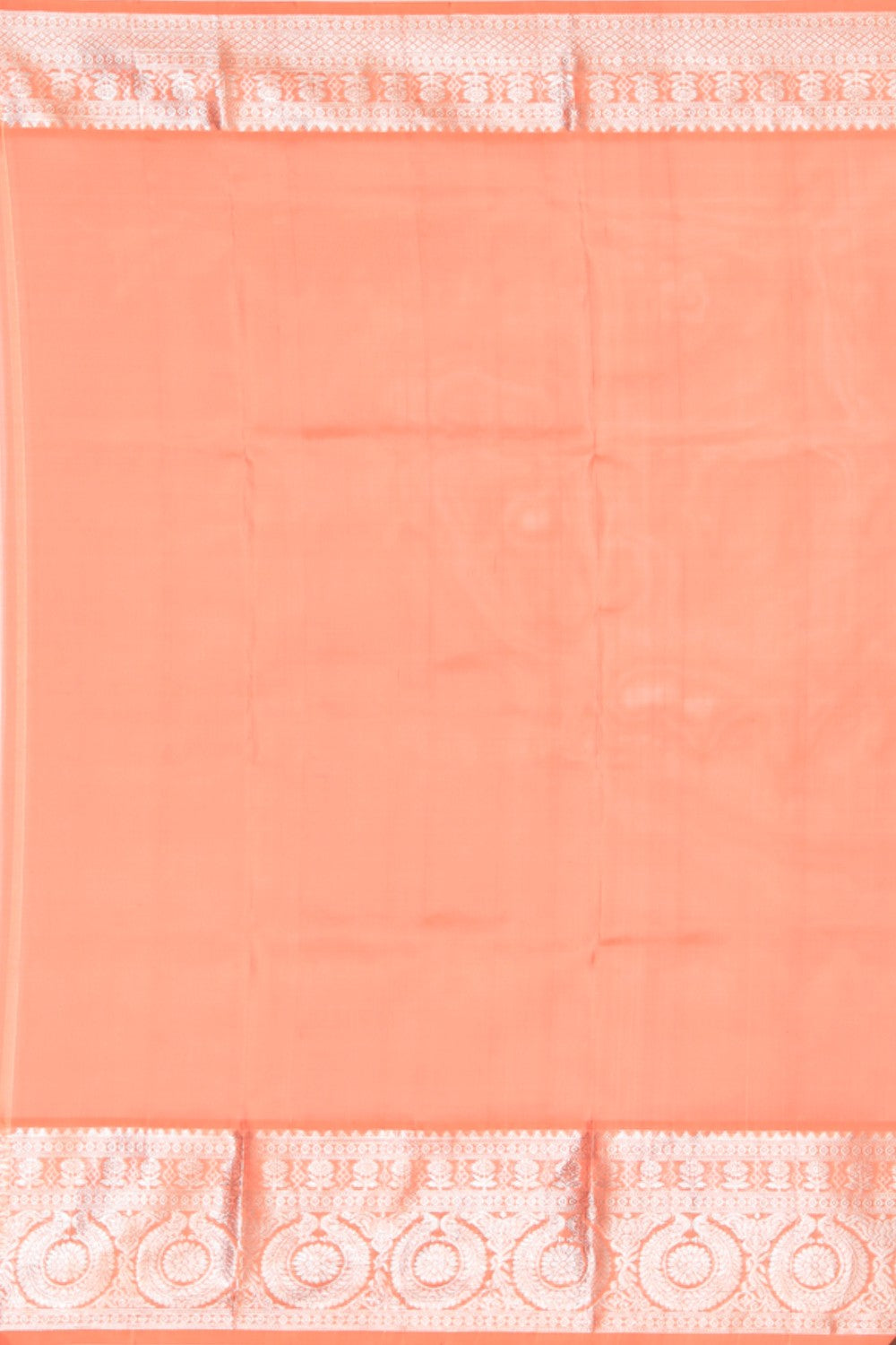 Collection of Venkatagiri Silk Peach Saree in a gallery layout