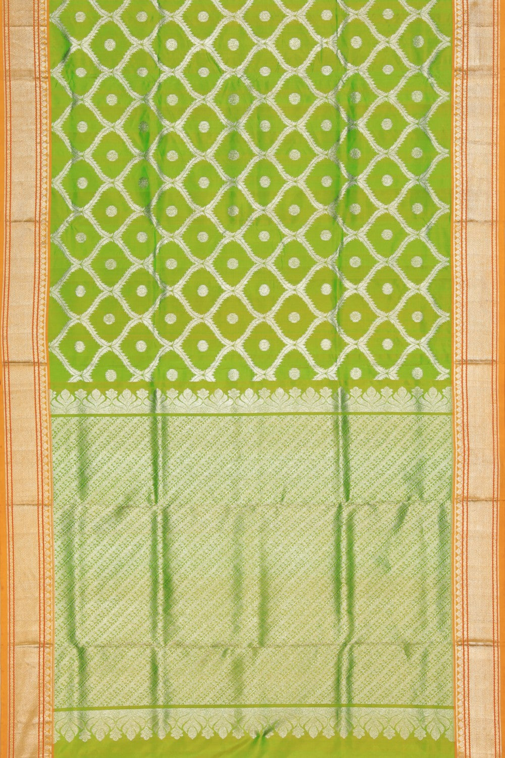 Venkatagiri Silk Vibrant-Green Saree