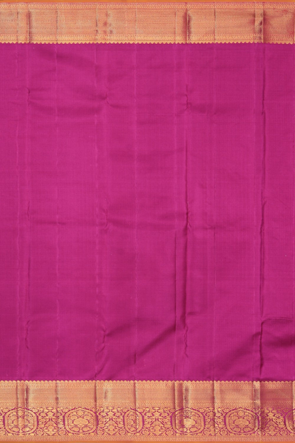 Kanchipuram Silk Brocade Onion-Pink Saree