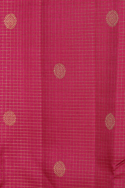 Collection of Kanchiputta Brocade Magenta-Pink Saree in a gallery layout