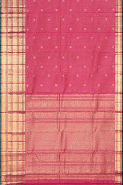 Collection of Kanchiputta Brocade Magenta-Pink Saree in a gallery layout