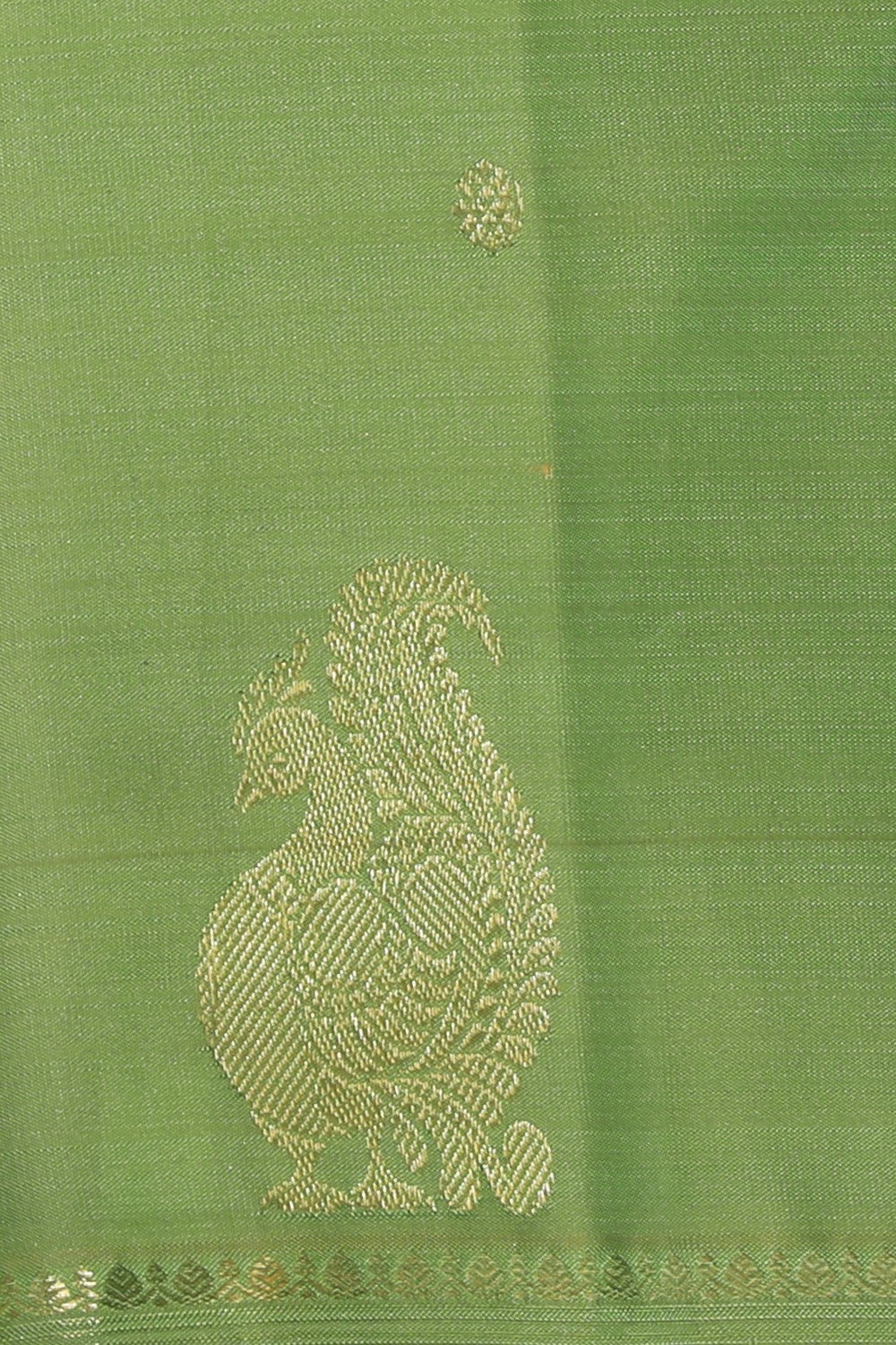 Kanchiputta Silk Sage Green Saree