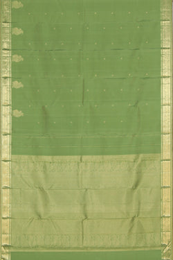 Image of Kanchiputta Silk Sage Green Saree