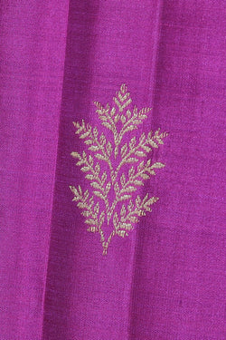 Image of Kanchipuram Silk Violet Saree