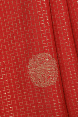 Image of Kanchiputta Silk Red Saree