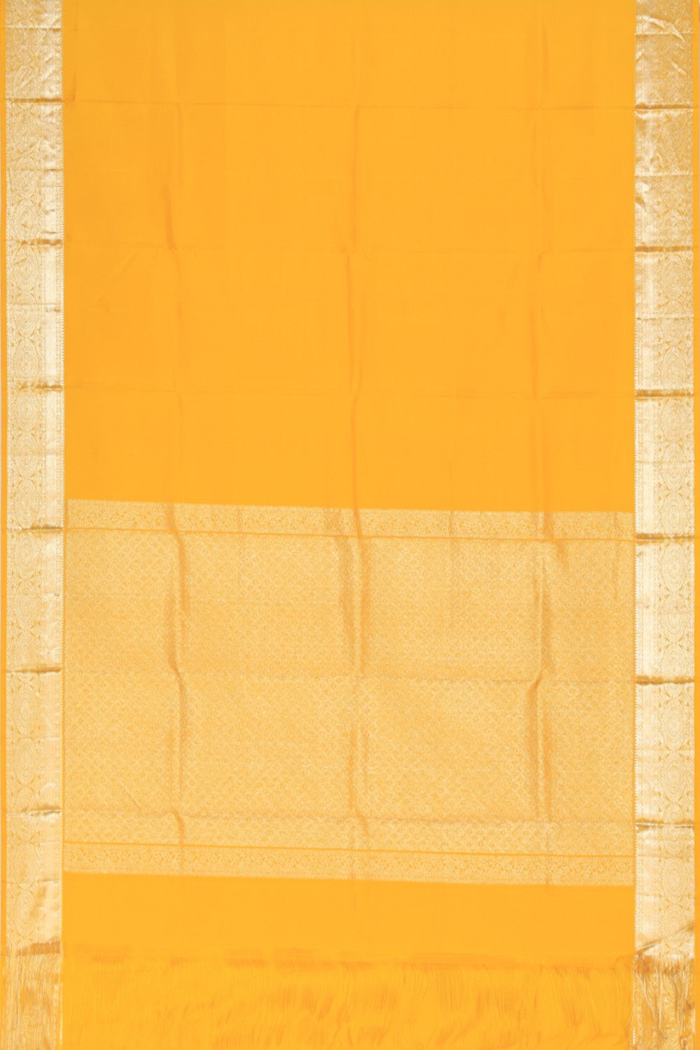 Image of Kanchipattu Unstitched Pavada 3 Pcs Set