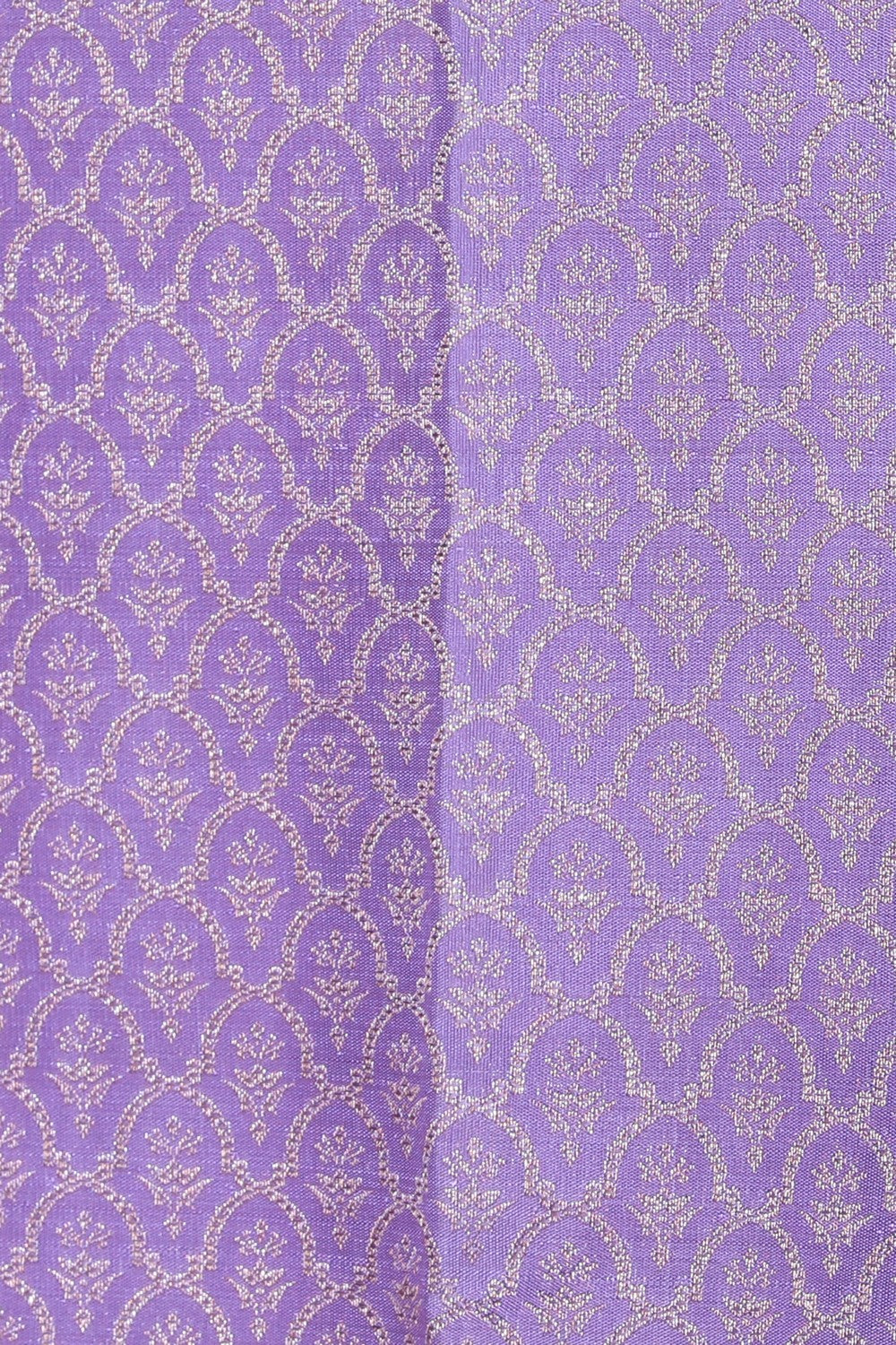 Collection of Kanchipattu Brocade Purple Saree in a gallery layout