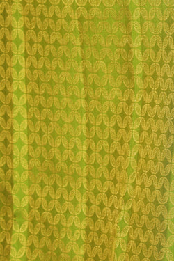 Collection of Kanchipattu Brocade Green Saree in a gallery layout