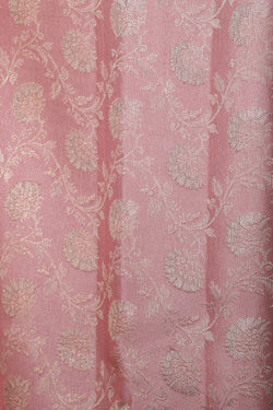 Collection of Kanchipattu Tissue Brocade Pink Saree in a gallery layout