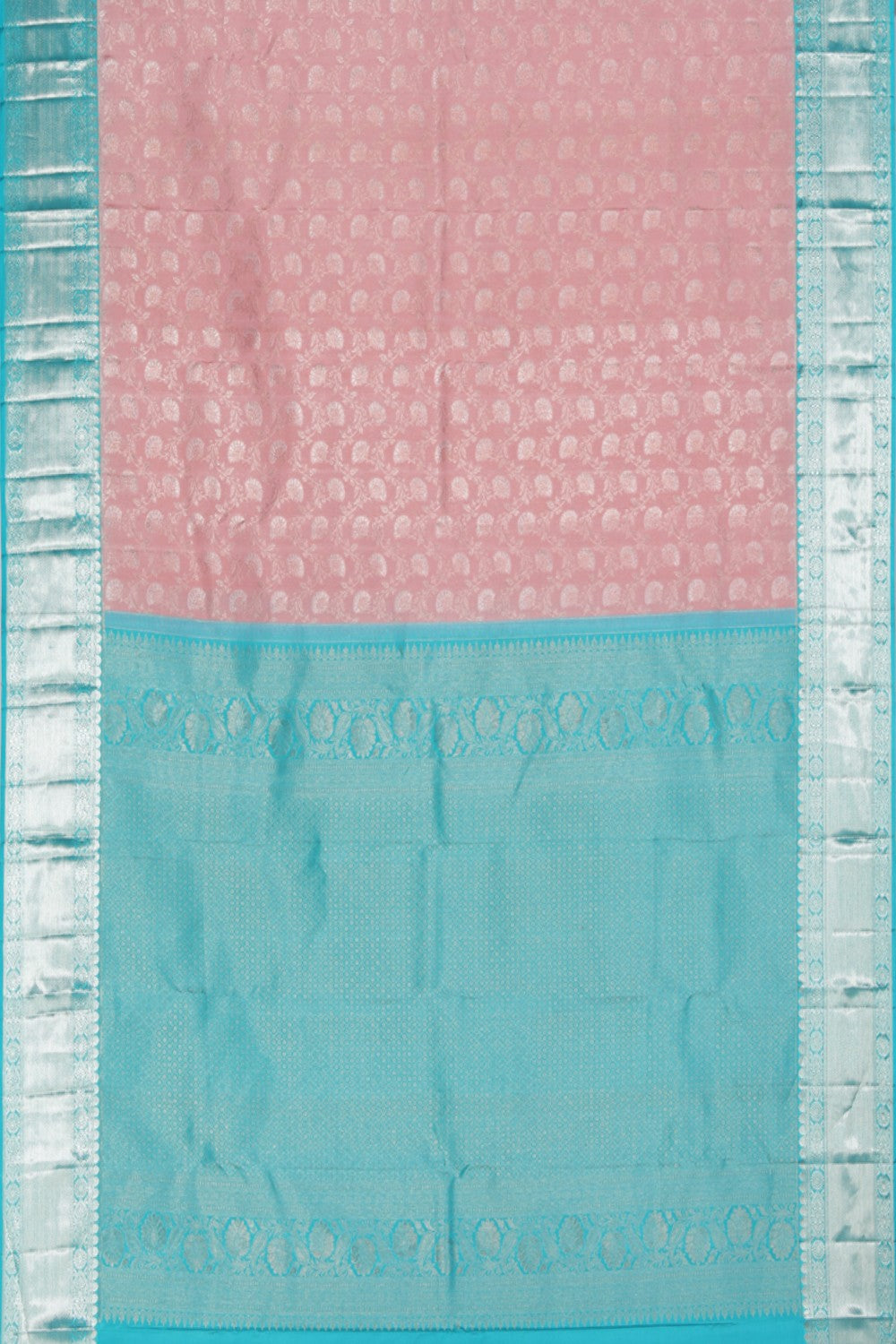 Collection of Kanchipattu Tissue Brocade Pink Saree in a gallery layout