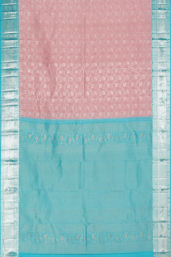 Collection of Kanchipattu Tissue Brocade Pink Saree in a gallery layout