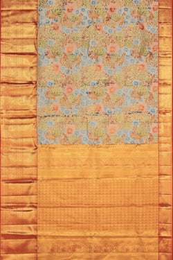 Collection of Kanchipattu Tissue Brocade Saree in a gallery layout