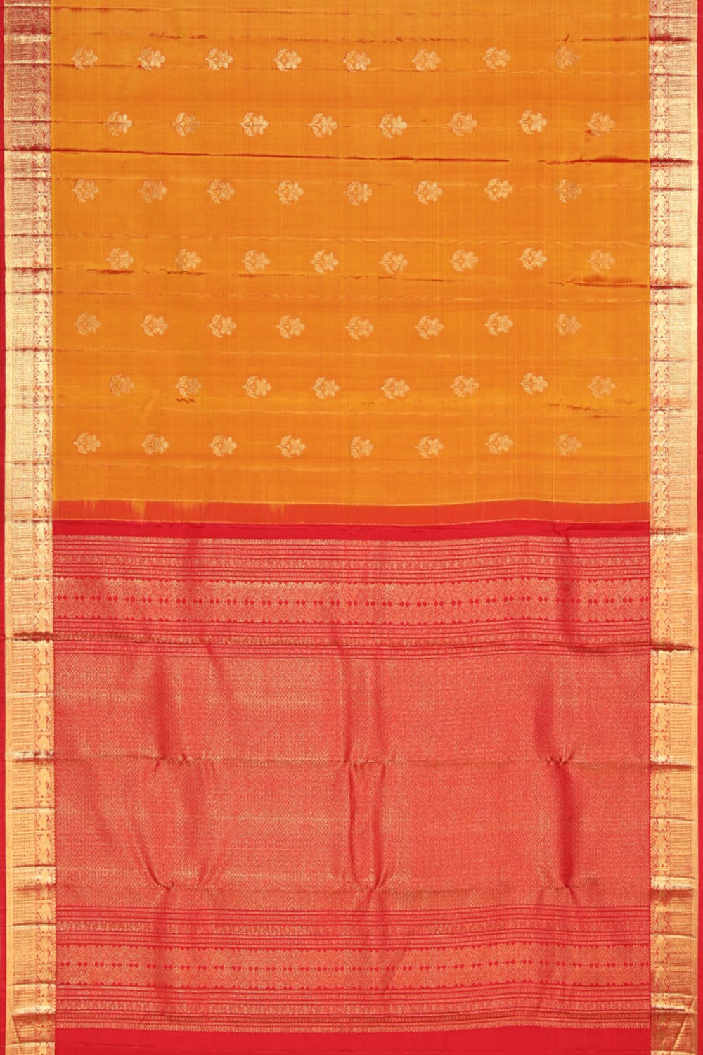 Collection of Kanchipattu Mustard Saree in a gallery layout