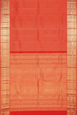 Collection of Kanchipattu Brocade Red Saree in a gallery layout