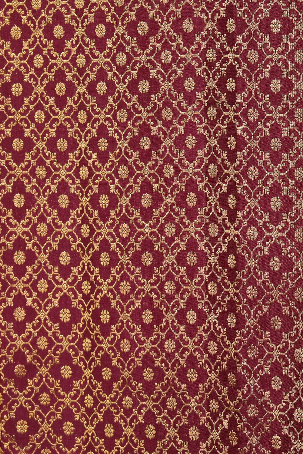 Collection of Kanchipattu Brocade Maroon Saree in a gallery layout