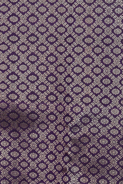 Collection of Kanchipattu Brocade Deep Violet Saree in a gallery layout