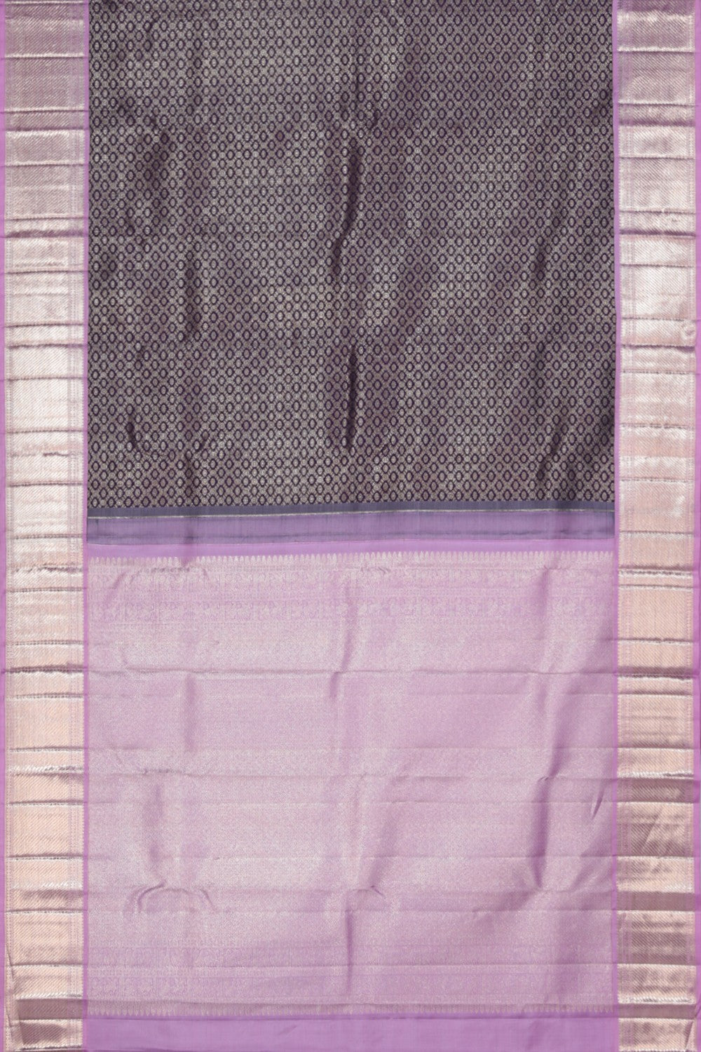 Collection of Kanchipattu Brocade Deep Violet Saree in a gallery layout