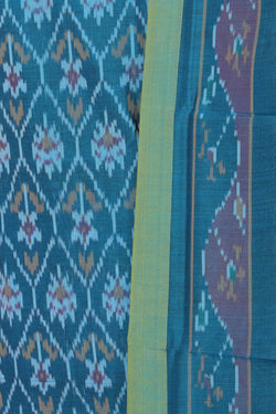 Collection of Pochampally Silk Unstitched Suit Set Fabric (3 Pcs Set) in a gallery layout