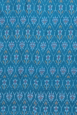 Collection of Pochampally Silk Unstitched Suit Set Fabric (3 Pcs Set) in a gallery layout