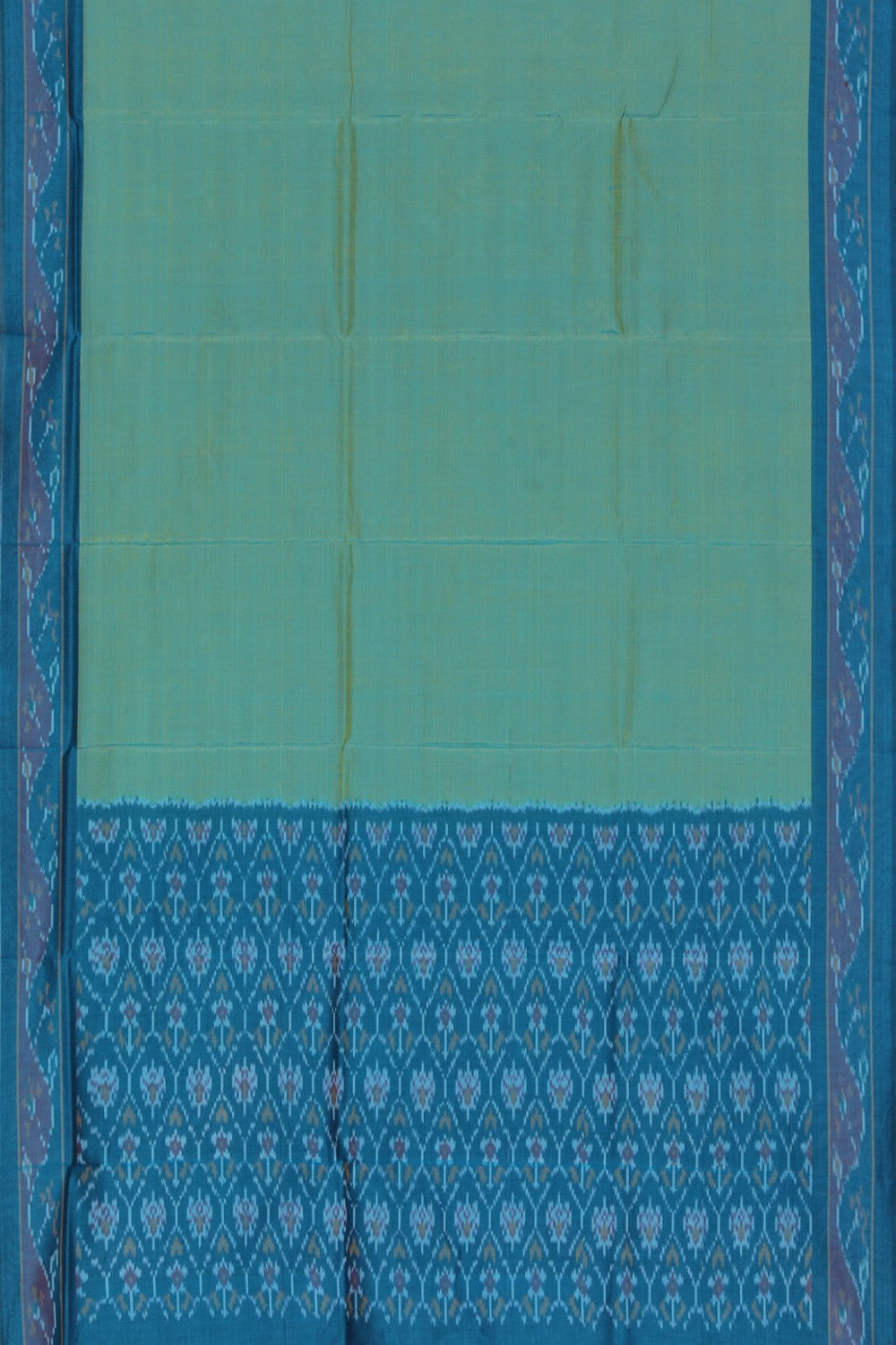 Collection of Pochampally Silk Unstitched Suit Set Fabric (3 Pcs Set) in a gallery layout