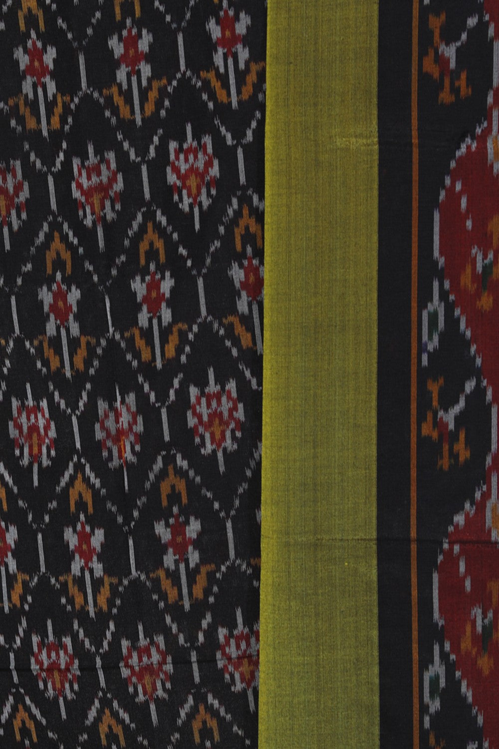 Collection of Pochampally Silk Unstitched Suit Set Fabric (3 Pcs Set) in a gallery layout