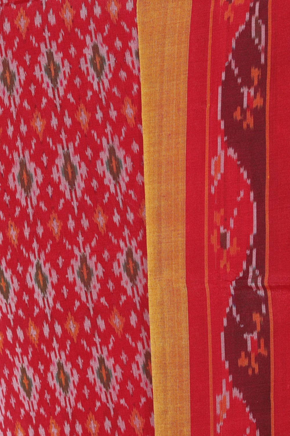 Collection of Pochampally Silk Unstitched Suit Set Fabric (3 Pcs Set) in a gallery layout