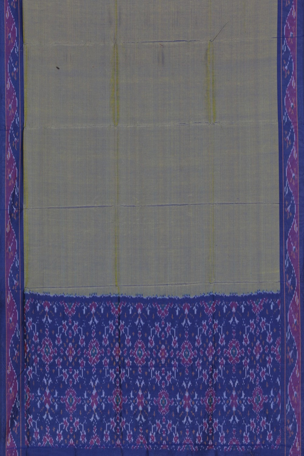 Collection of Pochampally Silk Unstitched Suit Set Fabric (3 Pcs Set) in a gallery layout