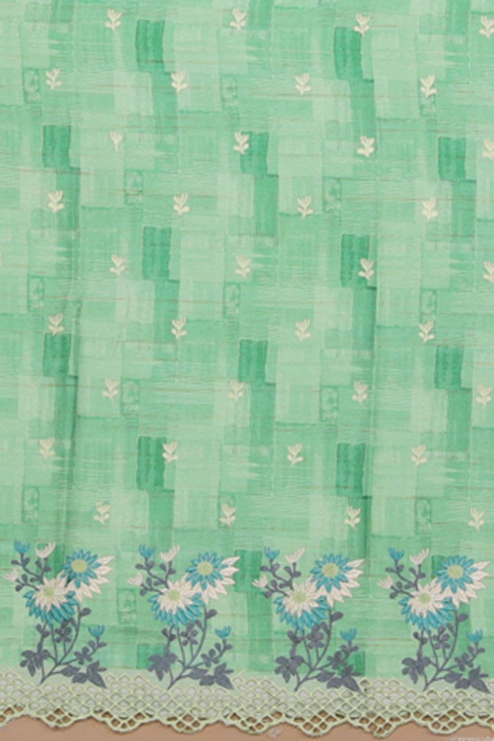 Image of Tussar Silk Unstitched Suit Set Fabric (3 Pcs Set)