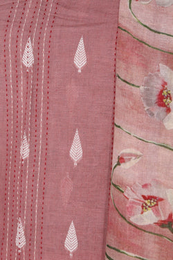 Collection of Linen Unstitched Suit Set Fabric (3 Pcs Set) in a gallery layout