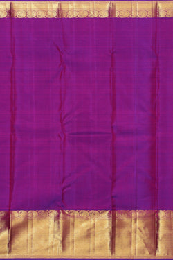 Collection of Arani Silk Purple Saree in a gallery layout