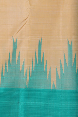 Collection of Arani Silk Off-White Saree in a gallery layout