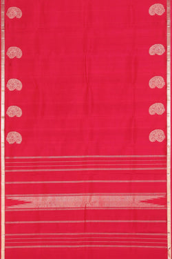 Collection of Arani Silk Pink Saree in a gallery layout