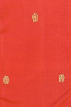 Collection of Arani Silk Orange Saree in a gallery layout