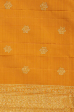 Collection of Arani Silk Yellow Dupatta in a gallery layout