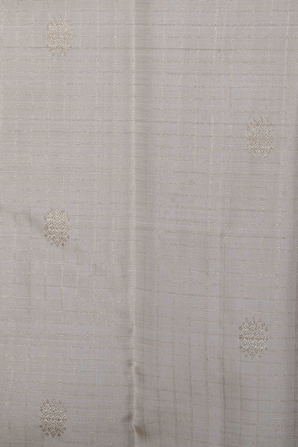 Collection of Arani Silk Off-White Saree in a gallery layout