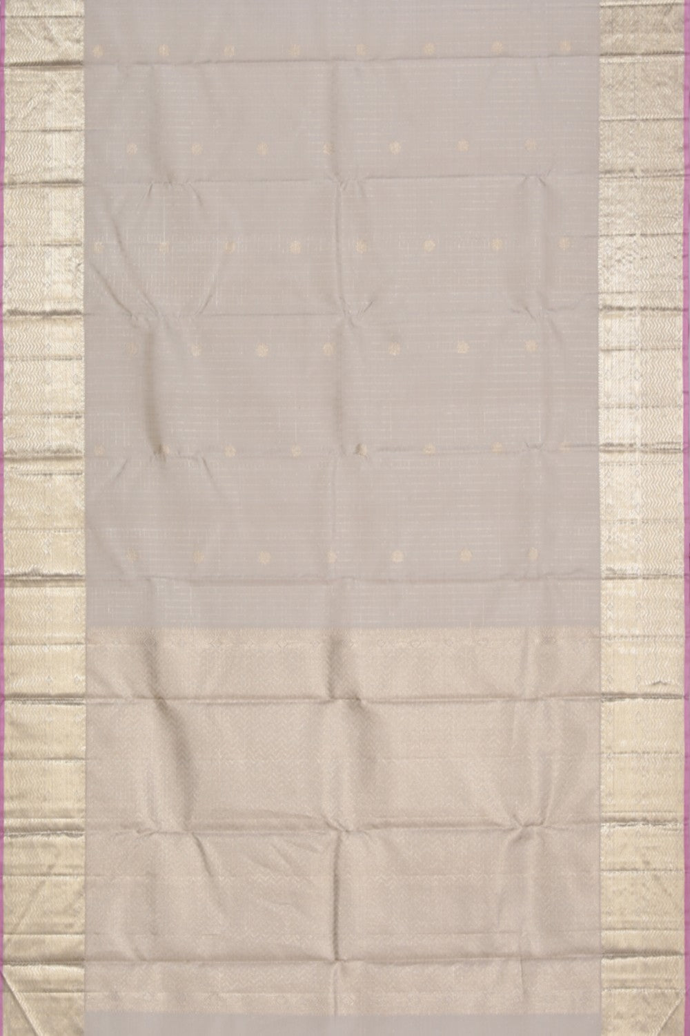 Collection of Arani Silk Off-White Saree in a gallery layout