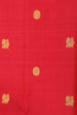 Collection of Arani Silk Red Saree in a gallery layout