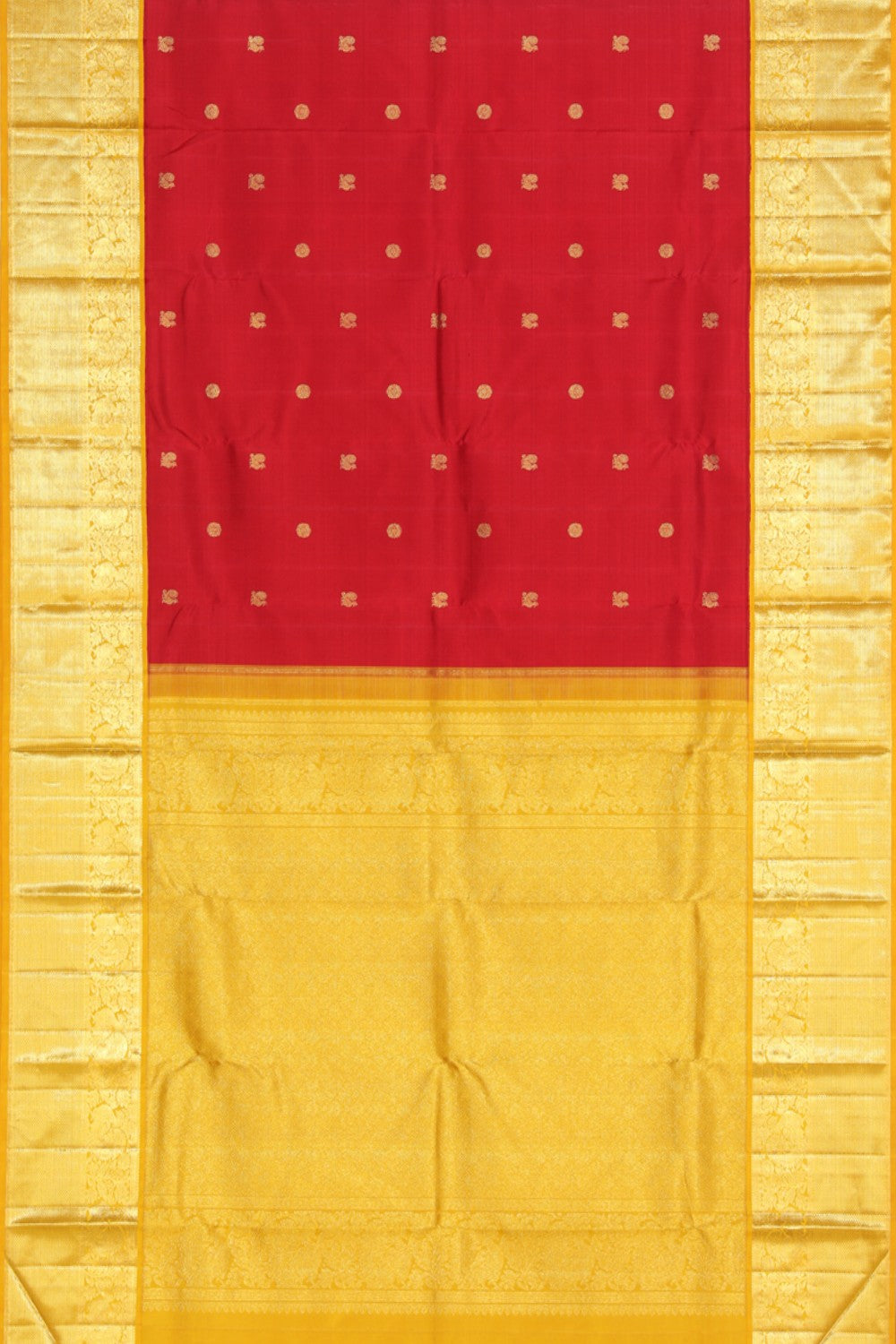 Image of Arani Silk Red Saree